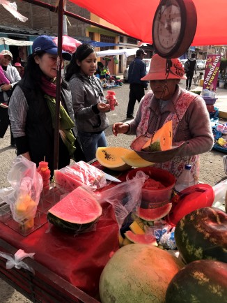 El mercado en Juliaca